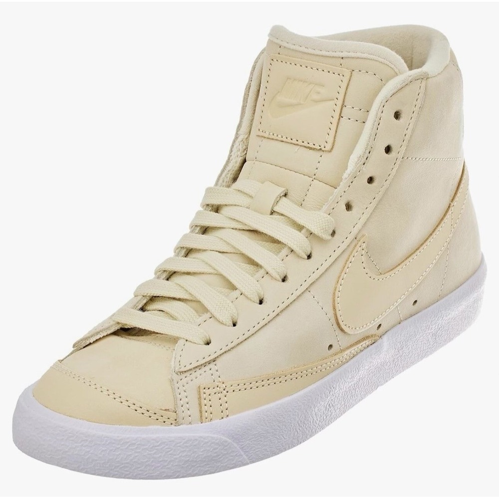Nike Blazer Mid Premium Alabaster Soft Leather‎ Womens 9 UK 6.5 EU 40.5